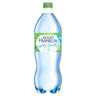 Mount Franklin Lightly Sparkling Water Lime Bottle