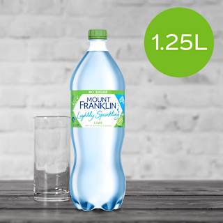 Mount Franklin Lightly Sparkling Water Lime Bottle