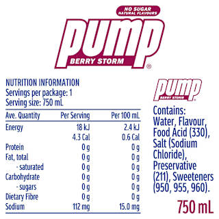 Pump Berry Storm Water Bottle