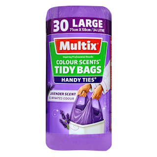 Multix Colour Scents Tidy Bags Handy Ties Lavender