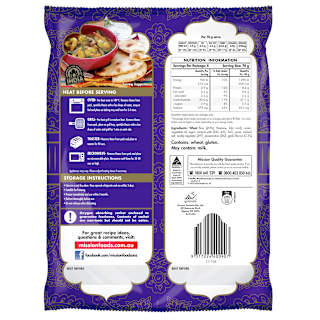 Mission Naan Bread Garlic & Herb