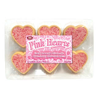 Bakers Collection Pink Hearts