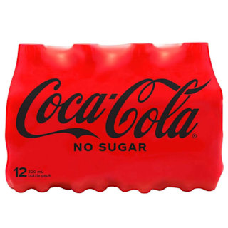 Coca Cola No Sugar Bottles