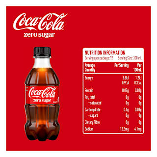 Coca-Cola Zero Sugar Soft Drink Multipack Bottles