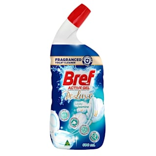 Bref Deluxe Active Gel Lovely Jasmine Toilet Cleaner