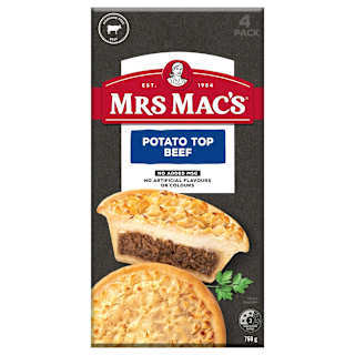 Mrs Mac's Potato Top Beef Pies