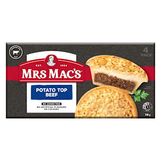 Mrs Mac's Potato Top Beef Pies