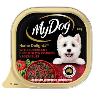 My Dog Home Delights Dog Food Beef & Vegetables