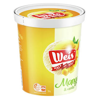 Weis Half and Half Mango & Vanilla