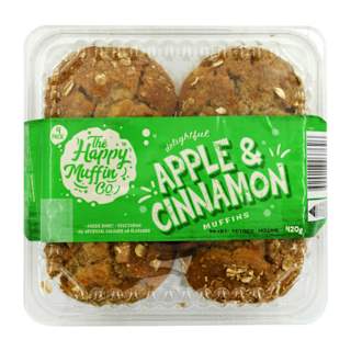 The Happy Muffin Co Apple & Cinnamon Muffins