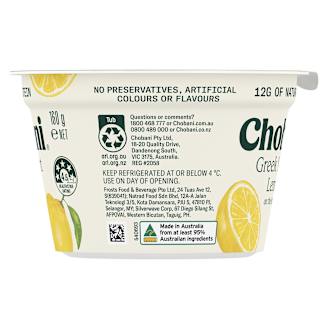 Chobani Greek Yoghurt Lemon