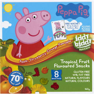 Iddy Biddy Fruit Snacks Tropical