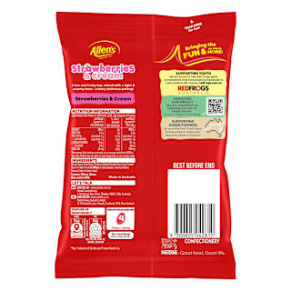 Allen's Strawberry & Cream Lollies Bag