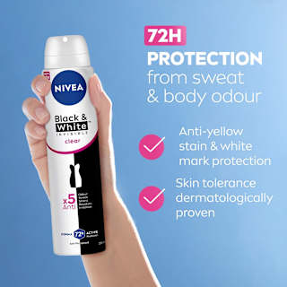 NIVEA Invisible Black & White Clear Aerosol