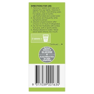 Hydralyte Effervescent Electrolyte Tablets Lemon Lime Flavoured