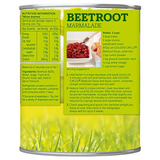 Golden Circle Beetroot Sliced