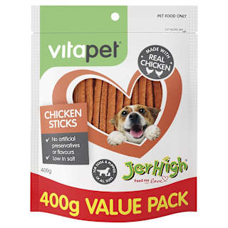 Vitapet Jerhigh Chicken Sticks Dog Treats