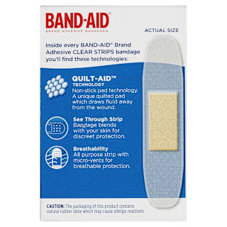 Band-Aid Clear Strips