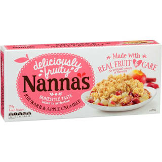 Nanna's Rhubarb Apple Crumble
