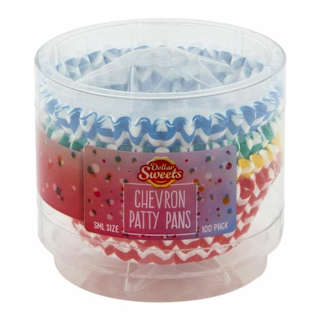 Dollar Sweets Small Chevron Patty Pans