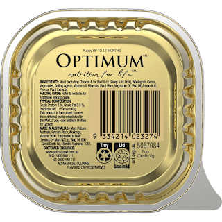 Optimum Puppy Wet Dog Food Chicken Rice & Vegetables