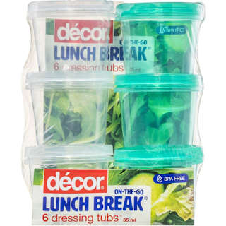Decor Lunch Break Dressing Tubs