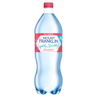 Mount Franklin Lightly Sparkling Water Raspberry Bottle
