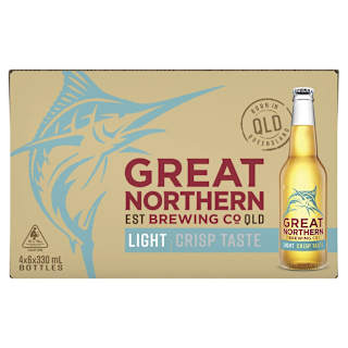 Great Northern Light 2% Bottle 330mL 