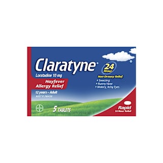 Claratyne Loratadine 10 mg Hayfever Allergy Relief Tablets