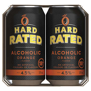 Hard Rated Orange Can 375mL 