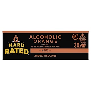 Hard Rated Orange Can 375mL 
