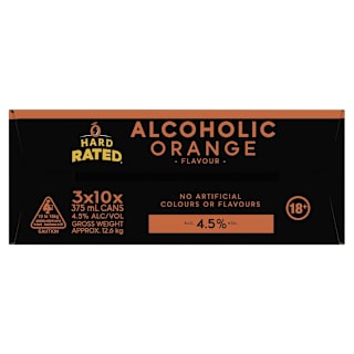 Hard Rated Orange Can 375mL 