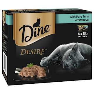 Dine Desire Wet Cat Food Pure Tuna White meat Can