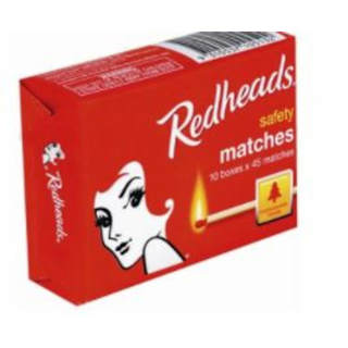 Redheads Matches Safety