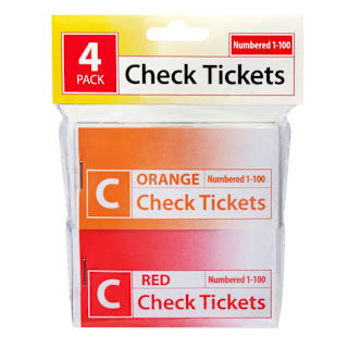 Marbig Check Ticket Book