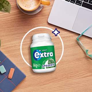 Extra Spearmint Chewing Gum Sugar Free Bottle