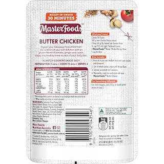 MasterFoods Butter Chicken Recipe Base Stove Top Pouch