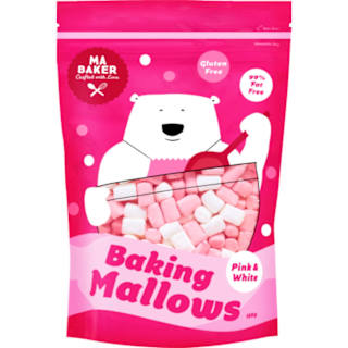 Ma Baker Baking Mallows Pink & White