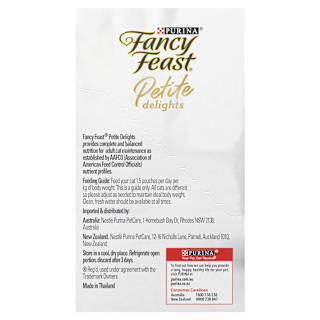 Purina Fancy Feast Adult Pet Food Petite Delight Tuna Salmon Cod