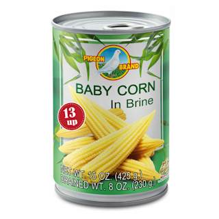 Pigeon Brand Baby Corn In Brine