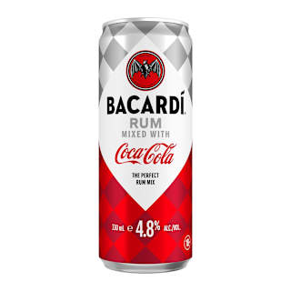 Barcardi Rum & Coca-Cola Can 330mL