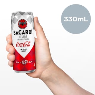 Barcardi Rum & Coca-Cola Can 330mL