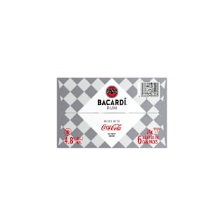 Barcardi Rum & Coca-Cola Can 330mL 