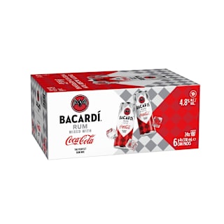 Barcardi Rum & Coca-Cola Can 330mL 