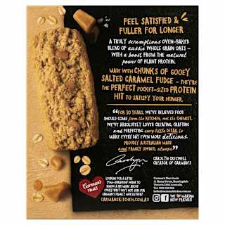 Carman's Protein Bake Health Snacks Salted Caramel