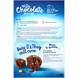 White Wings Muffin Mix Triple Chocolate