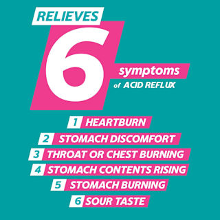 Gaviscon Dual Action Chewable Tablets Peppermint Heartburn & Indigestion Relief