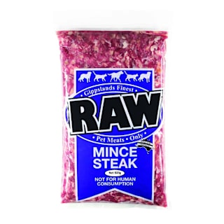 Raw Mince Steak Pet Meats