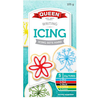 Queen Writing Icing