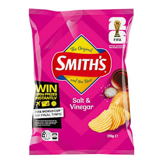 Smith's Crinkle Cut Potato Chips Salt & Vinegar